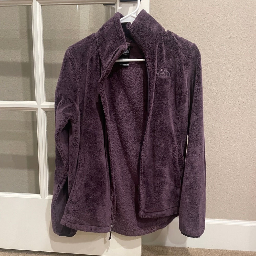 Purple North Face Full Zip Jacket Size Small